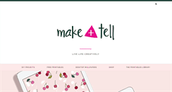 Desktop Screenshot of makeandtell.com